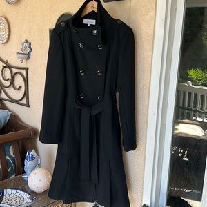 Calvin Klein Wool Blend Dress Coat NWOT